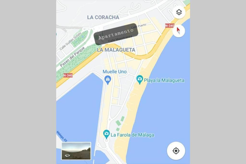 Nuevo Apartamento Lujo Playa Malagueta-Centro Málaga Buitenkant foto