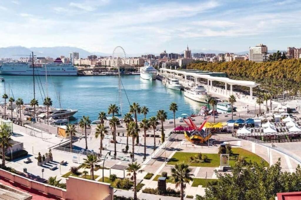 Nuevo Apartamento Lujo Playa Malagueta-Centro Málaga Buitenkant foto