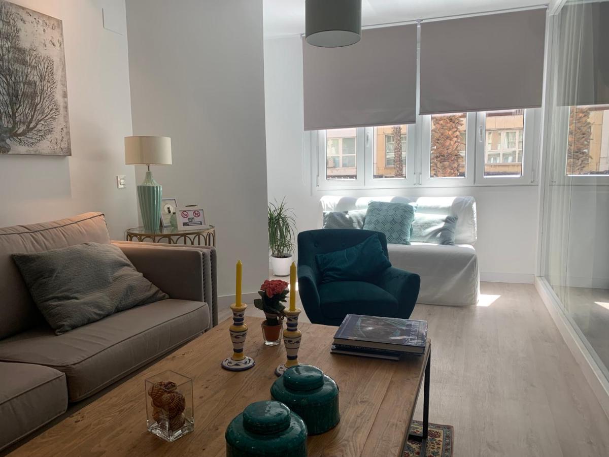 Nuevo Apartamento Lujo Playa Malagueta-Centro Málaga Buitenkant foto