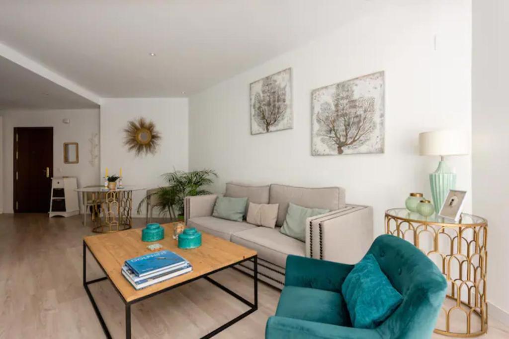 Nuevo Apartamento Lujo Playa Malagueta-Centro Málaga Buitenkant foto